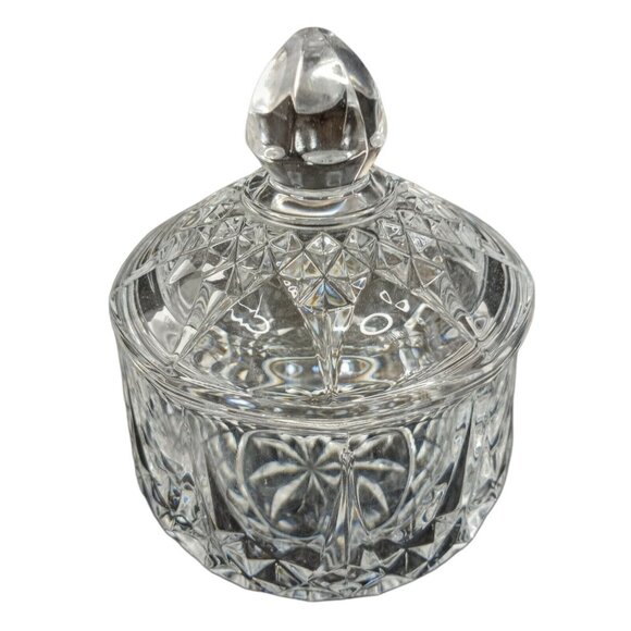 Vintage Creamer Sugar Salt Pepper Shakers Glass Diamond Pattern EAPG - Picture 3 of 8